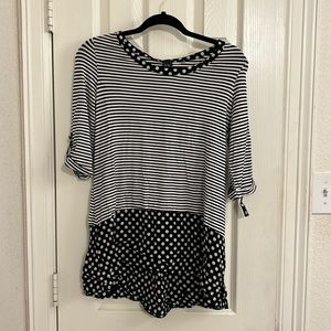 Stripe and Polka Dot Blouse